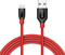 کابل تبدیل USB به Micro-USB انکر مدل A8143 PowerLine Plus Red Front