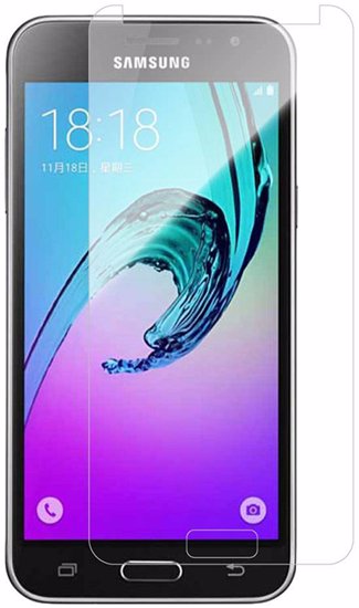 محافظ صفحه نمایش شیشه ای مناسب برای Samsung Galaxy j3 Front