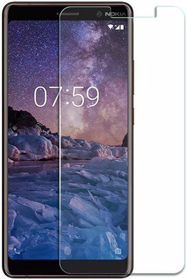 محافظ صفحه نمایش شیشه ای مناسب برای Nokia 7 Plus Front