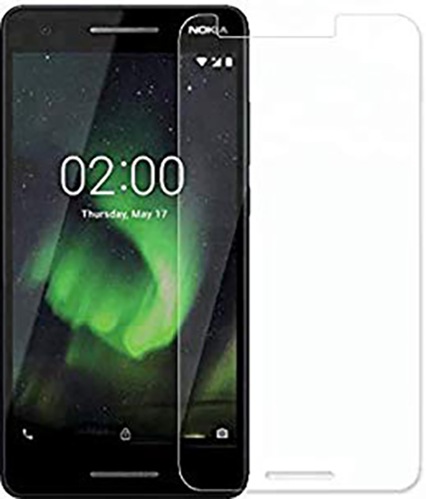 محافظ صفحه نمایش شیشه‌ای مناسب برای گوشی موبایل Nokia 2.1 fornt